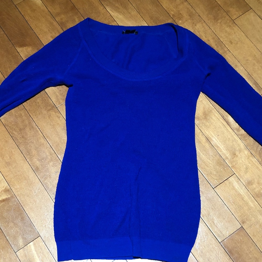 Theory bright blue sweater
